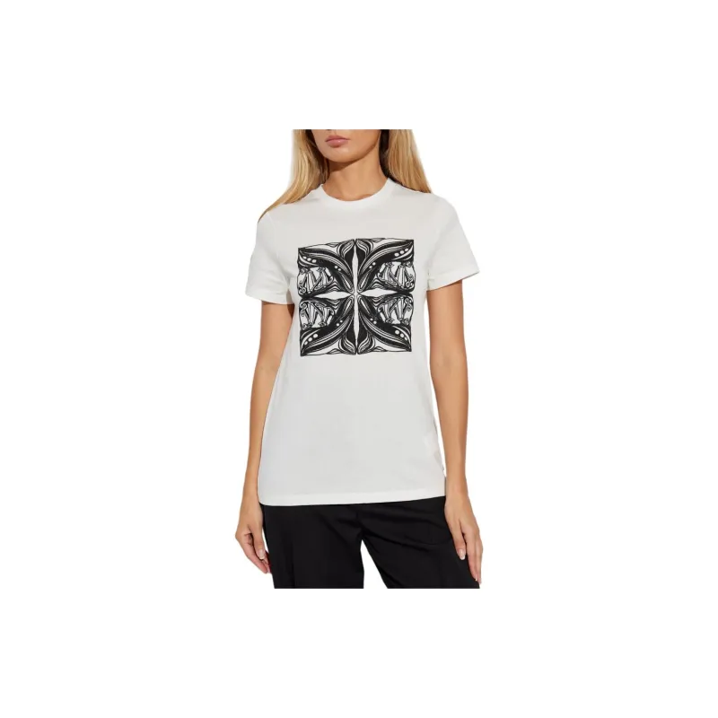 MaxMara Farad Graphic Printed Crewneck T Shirt-1