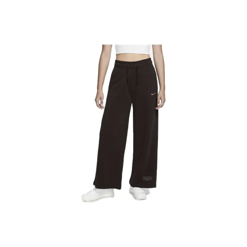 Nike Knitted Sweatpants Women's Velvet Brown-3