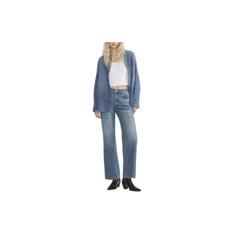 ARITZIA Denim Forum The Farrah Hi-Rise Wide Jean Jeans Women's Years Kiss N Tell/Year Kiss And Tell-1