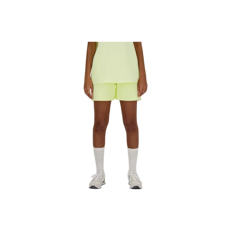New Balance Casual Shorts Women's Neon Yellow-6