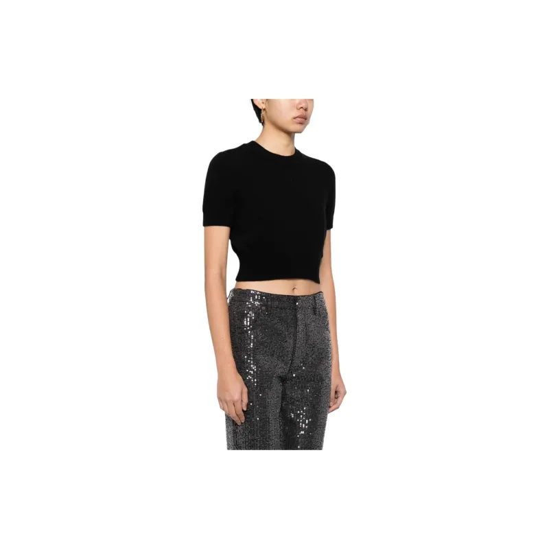 Alexander Wang Short Sleeved Cropped Pullover-2