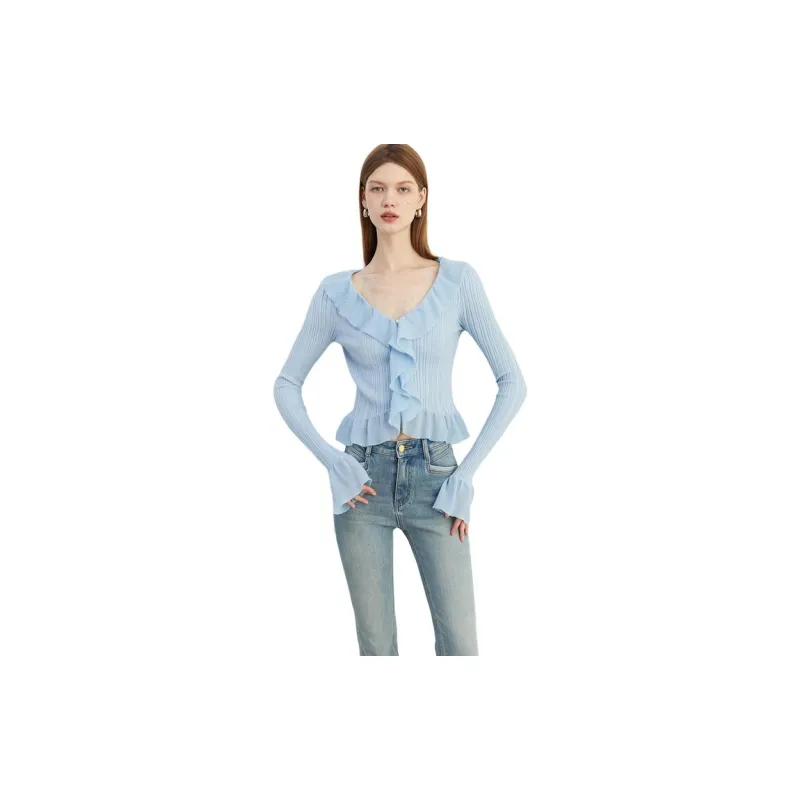 DPLAY Knitwear Women's Glacier Blue-2