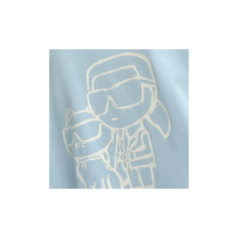 KARL LAGERFELD T Shirt Women's Blue-5