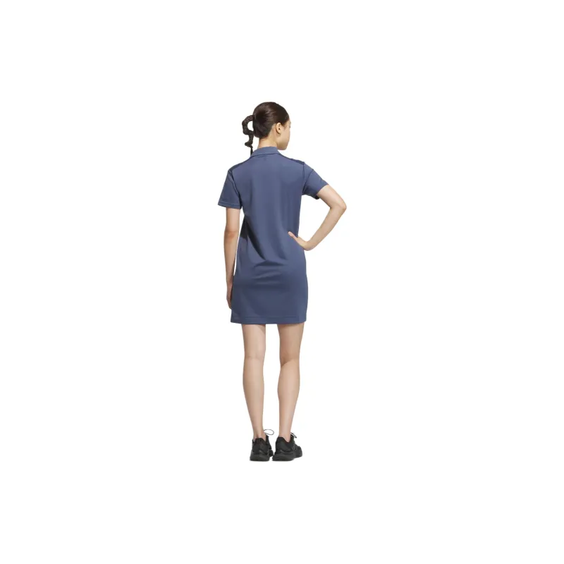 Adidas SS24 Short Sleeved Dresses Women's Ink Blue-1