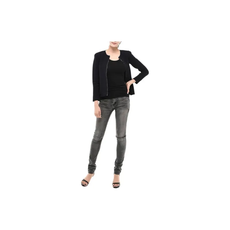 EMPORIO ARMANI Jackets Coats Women's Black-4