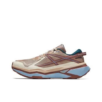 Anta Anti Slip Wear Resistant Low Top Trail Running Running Shoes Men's Beige Red