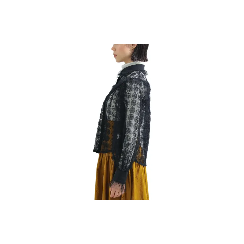 Beams Sister Jane Shirt Women's Black-3