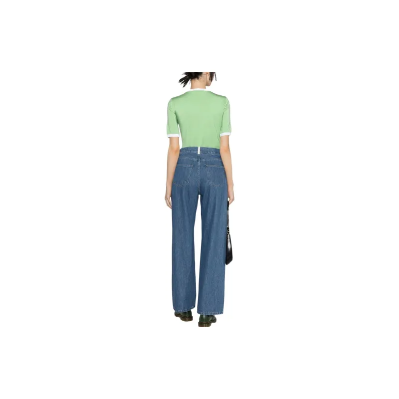 GANNI T Shirts Women's Green-2