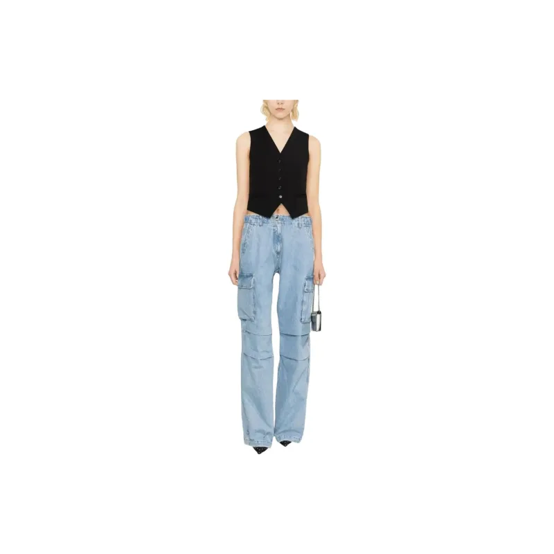 COPERNI Denim Cargo Trousers 'Blue'-1