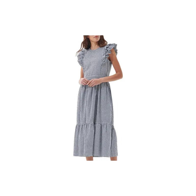 BARBOUR Thistle Midi Dress Sleeveless Dress Women's Blue-2