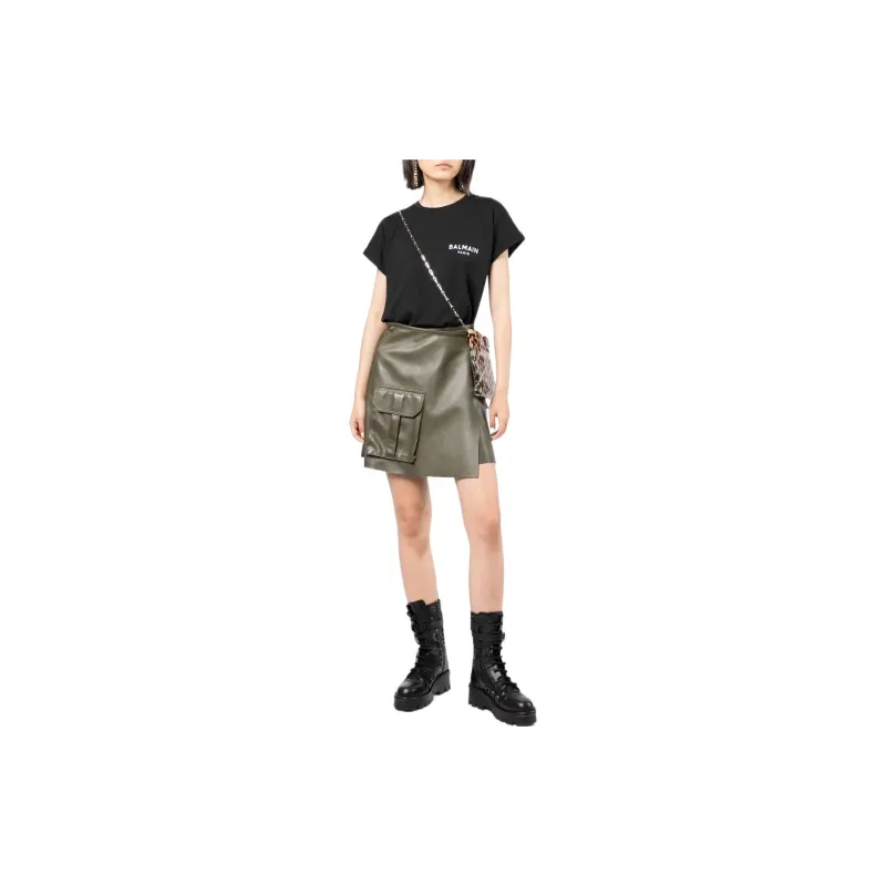 BALMAIN T Shirts Women's Black-1