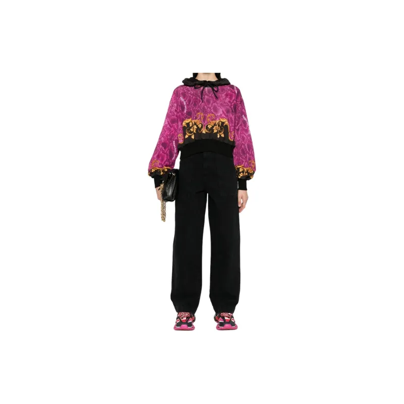 VERSACE JEANS COUTURE Barocco print Hoodie-1
