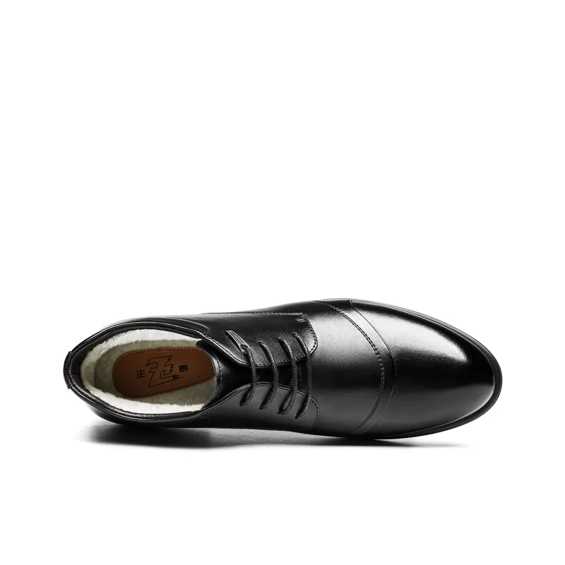CHINT Dress Shoes Men Mid Top Black-3
