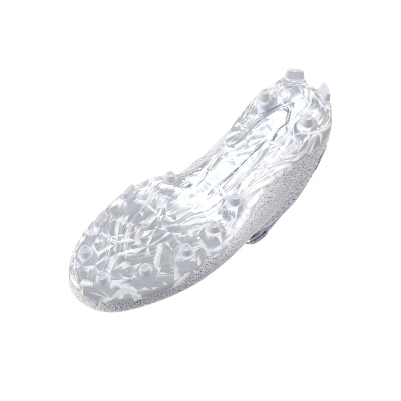 Under Armour Wear Resistant Soccer Shoes Men's White-4