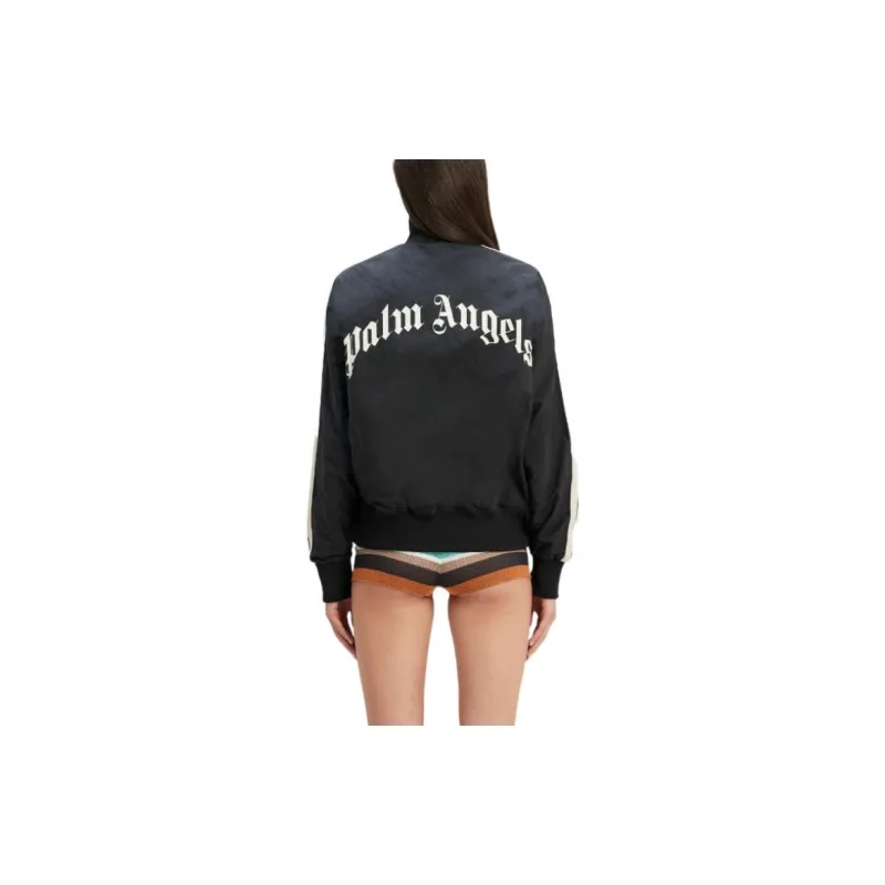 PALM ANGELS Logo Printed Zipped Jacket-2