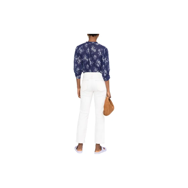 FRAME Cropped Straight leg Jeans-2