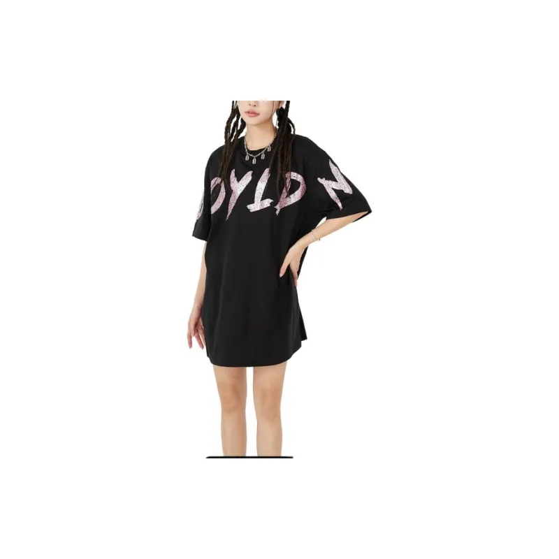 Boy London Short Sleeved Dress Women's Black-4