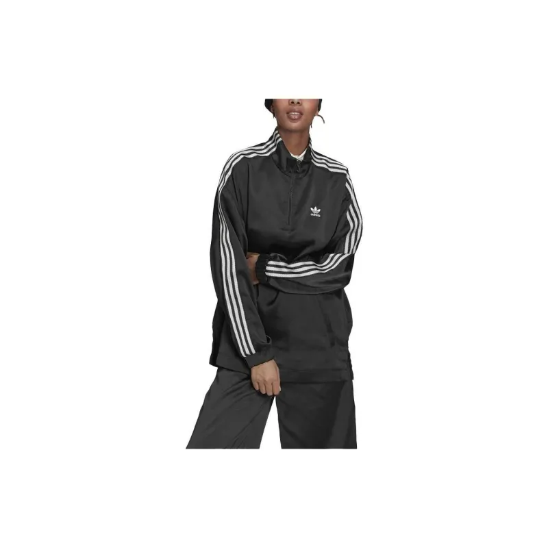 Adidas Sweatshirt Women's Black White-1