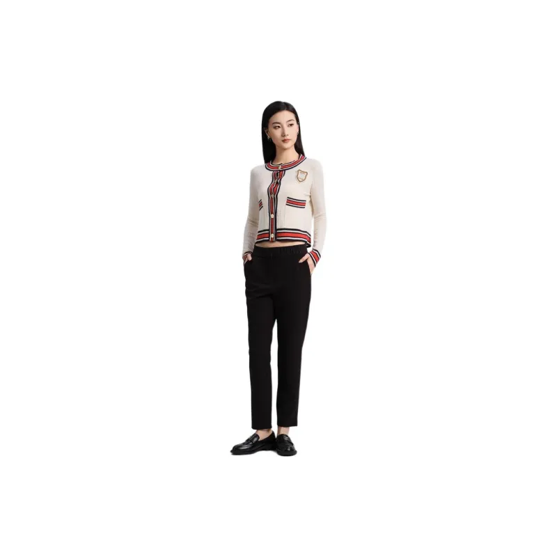 Blood Glitter Cashmere Sweater Women's White-3