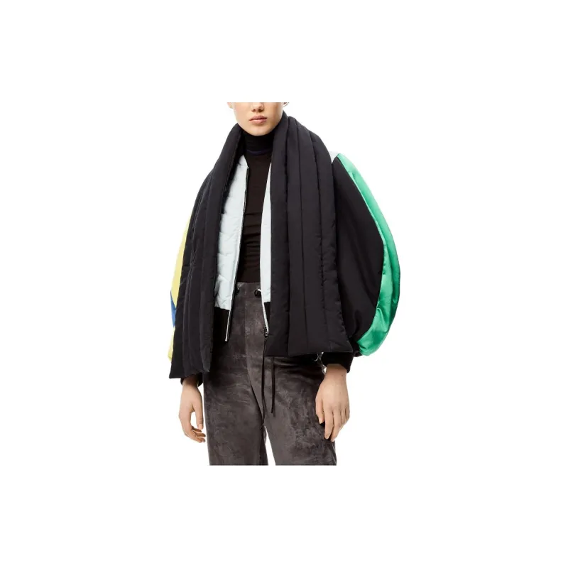 LOEWE Circular Sleeve Bomber Jacket 'Multicolor'-2