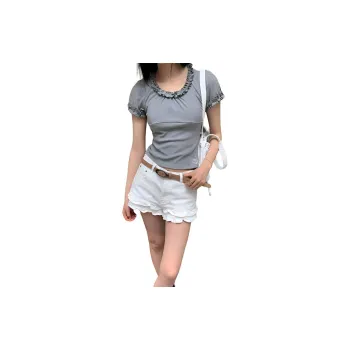 SLEEP AT 11 Denim Shorts Women's