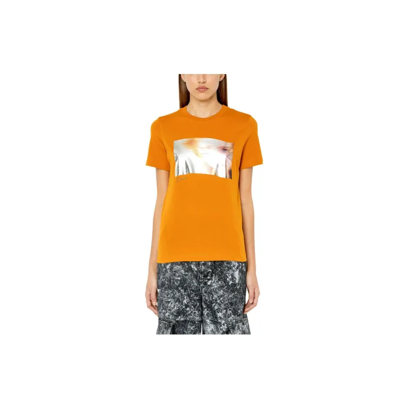 DIESEL T Shirts Women's Orange-2