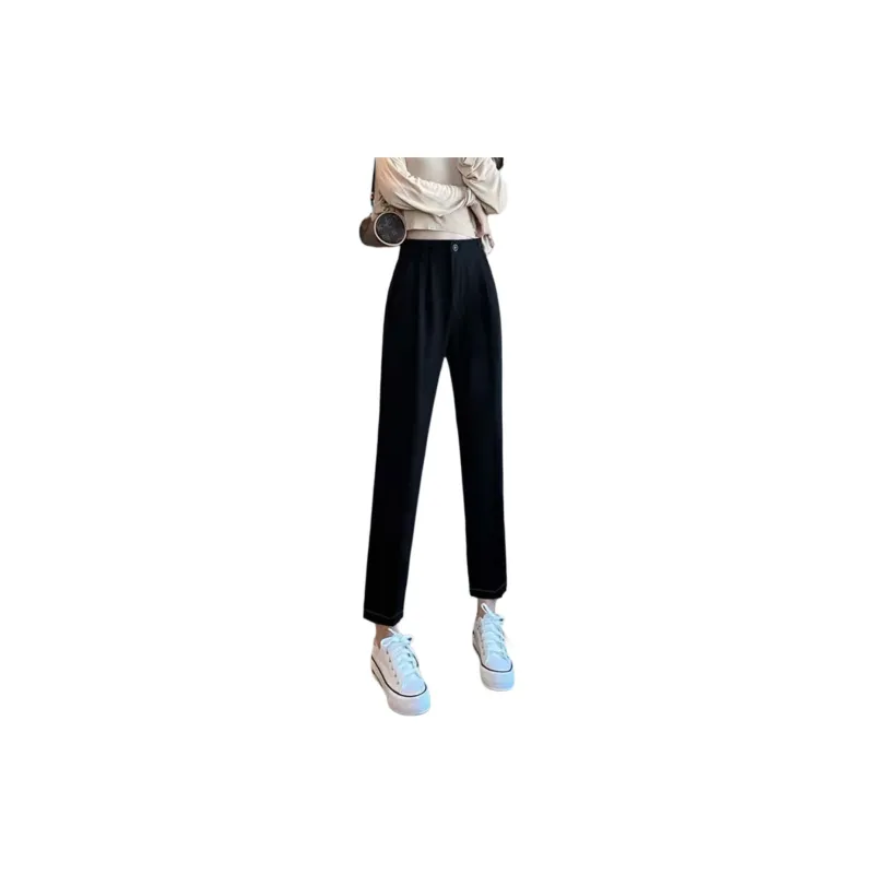 Ya Sheep People Casual Pants Women's Black-4