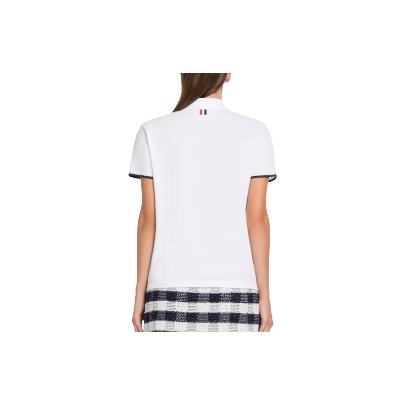 THOM BROWNE Anchor motif Polo Shirt-2