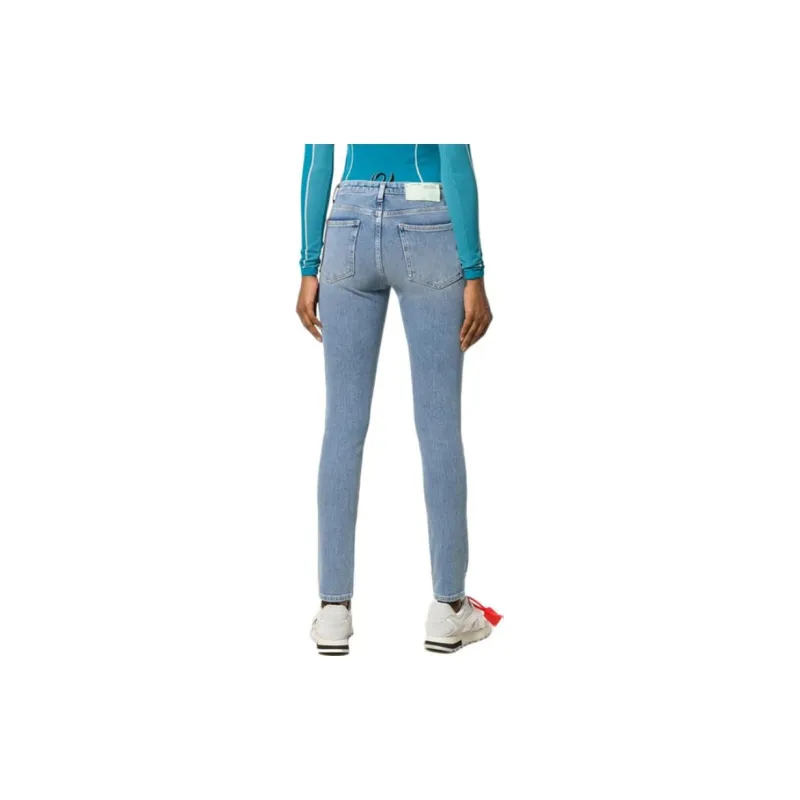 OFF WHITE Jeans Women's Blue-1