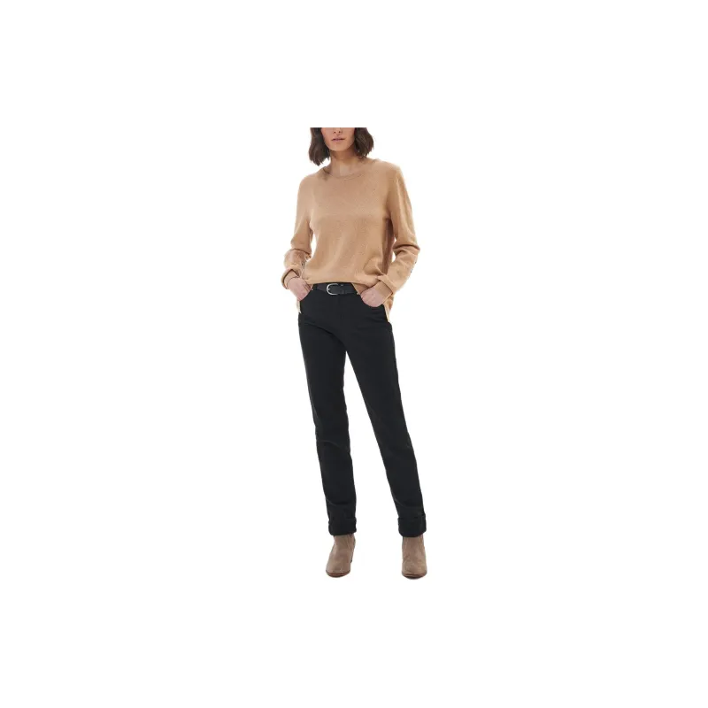 BARBOUR Pendle Crew Knit Sweatshirt Sweater Women's Caramel-1