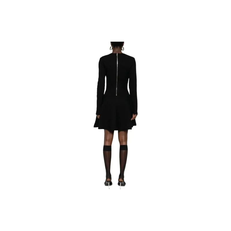 Givenchy Monogrammed Long-Sleeved Dress-3