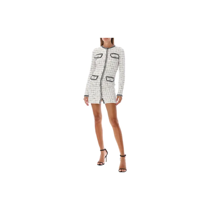 Self portrait Long Sleeved Dresses Women's White-1