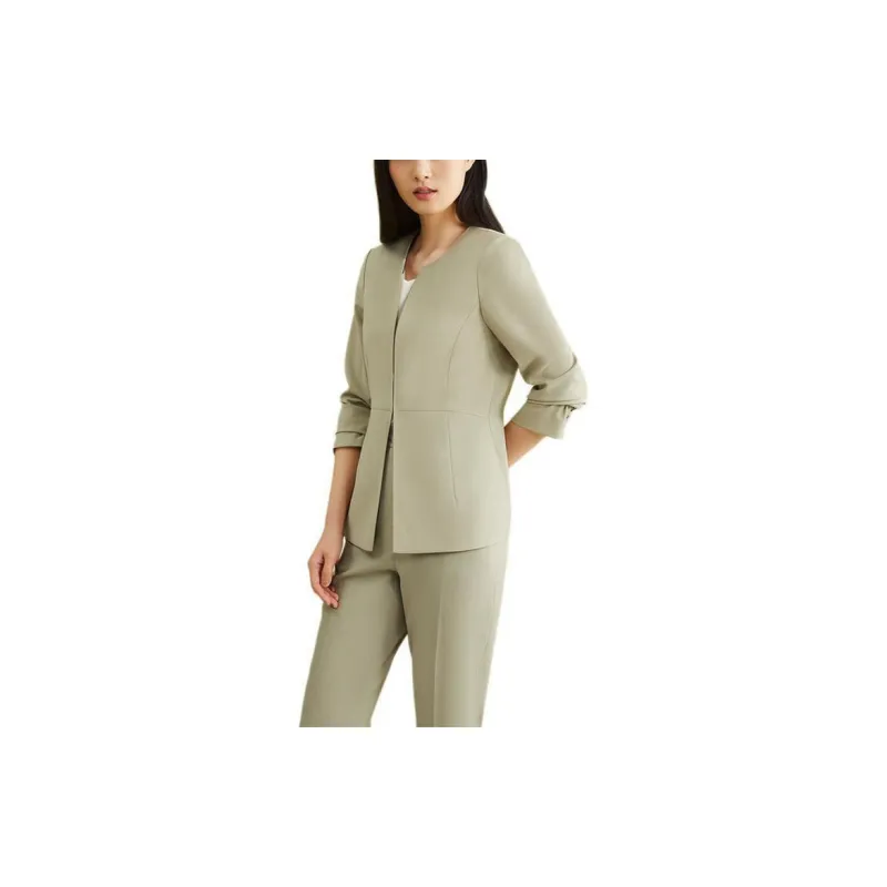 Yiner SS24 Jackets & Coats Women's Light Silver Gray-2