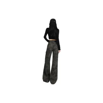 YINLEI Jeans Women's Army Green