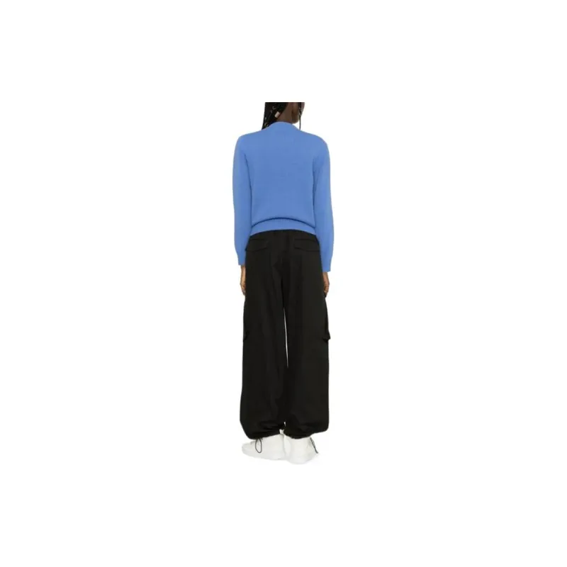 SPORTY & RICH Embroidered logo Fine knit Sweater-2