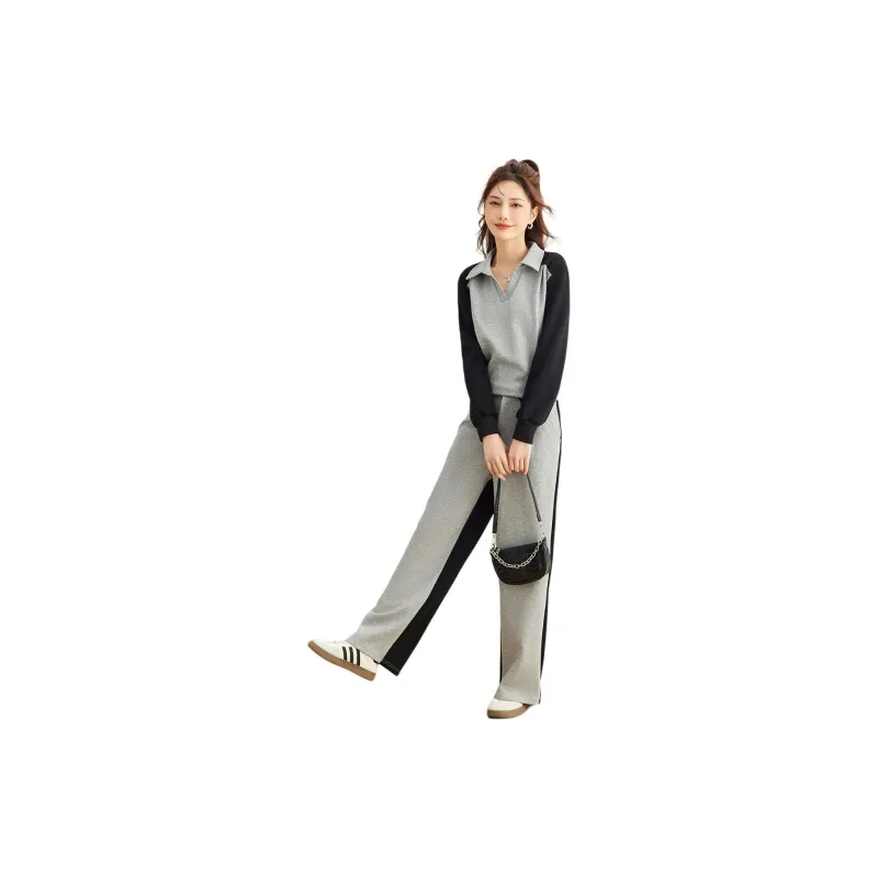 TERRE BLEUE Casual Suit Women's Gray-3