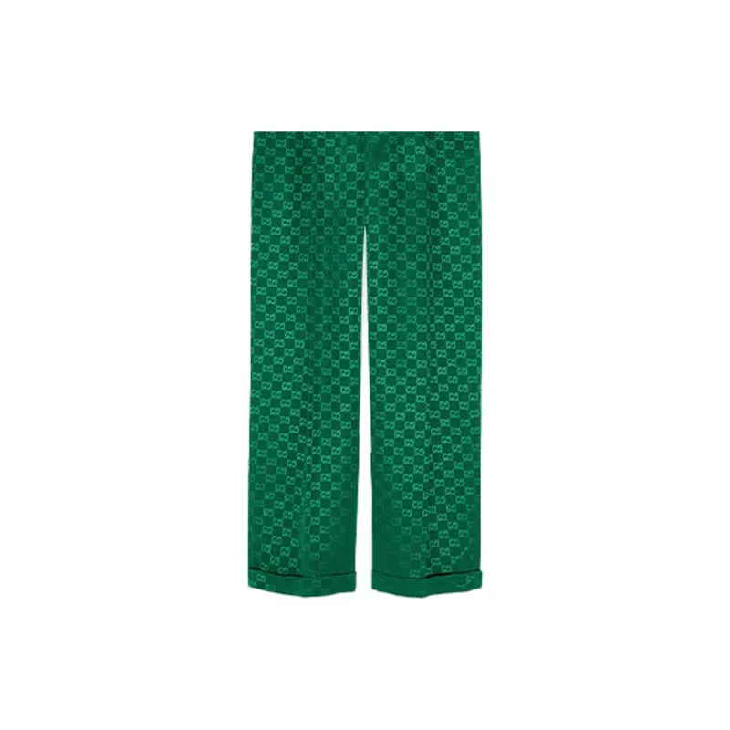 GUCCI Gg Supreme High Waist Pants-5