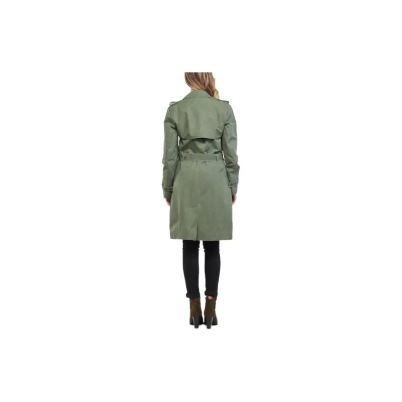 GUESS Trench Coat Women's Green-1