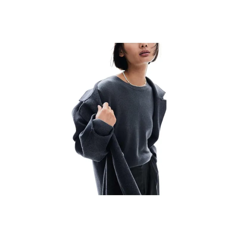 H&M Cashmere Sweater Women's Dark Gray-1