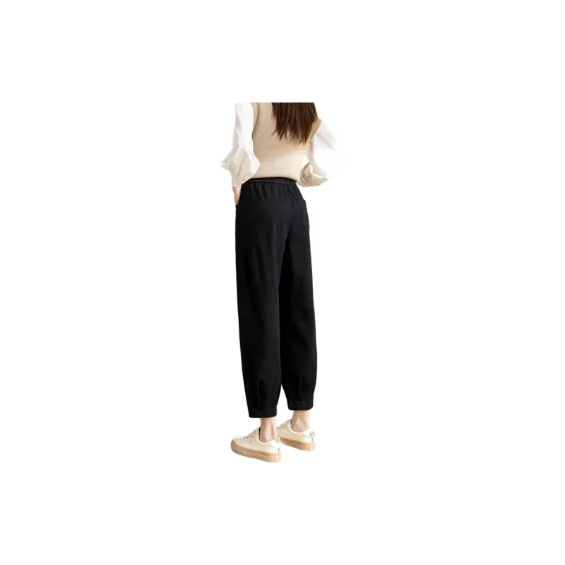 TERRE BLEUE Casual Pants Women's Black-3