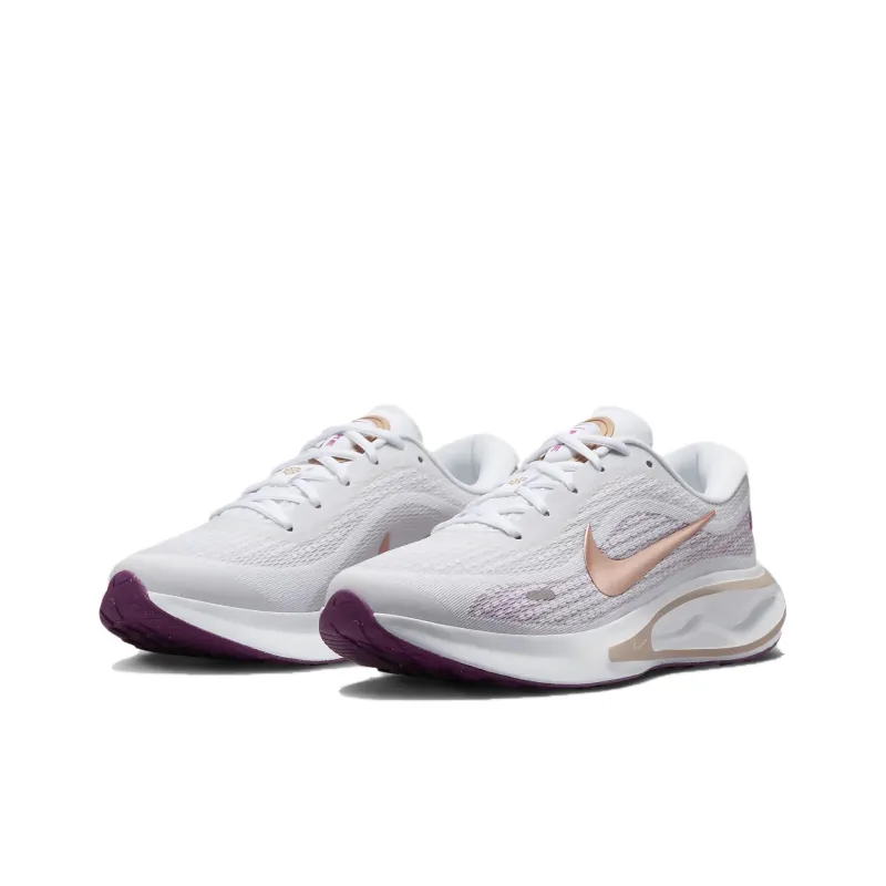 Nike Journey Run Slip Resistant Low Top Casual Running Shoes Women's White-1