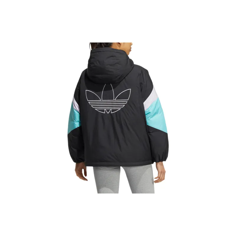 Adidas Originals CLR BLOCK DOWN Jacket Women's Black-1