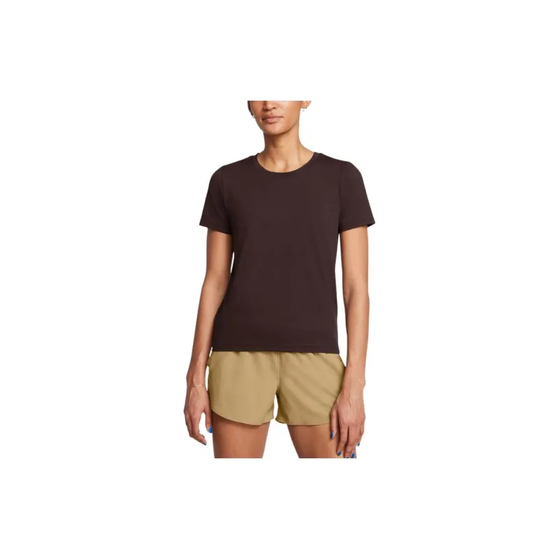 Under Armour Meridian Regular T Shirt Women's Brown Black-2
