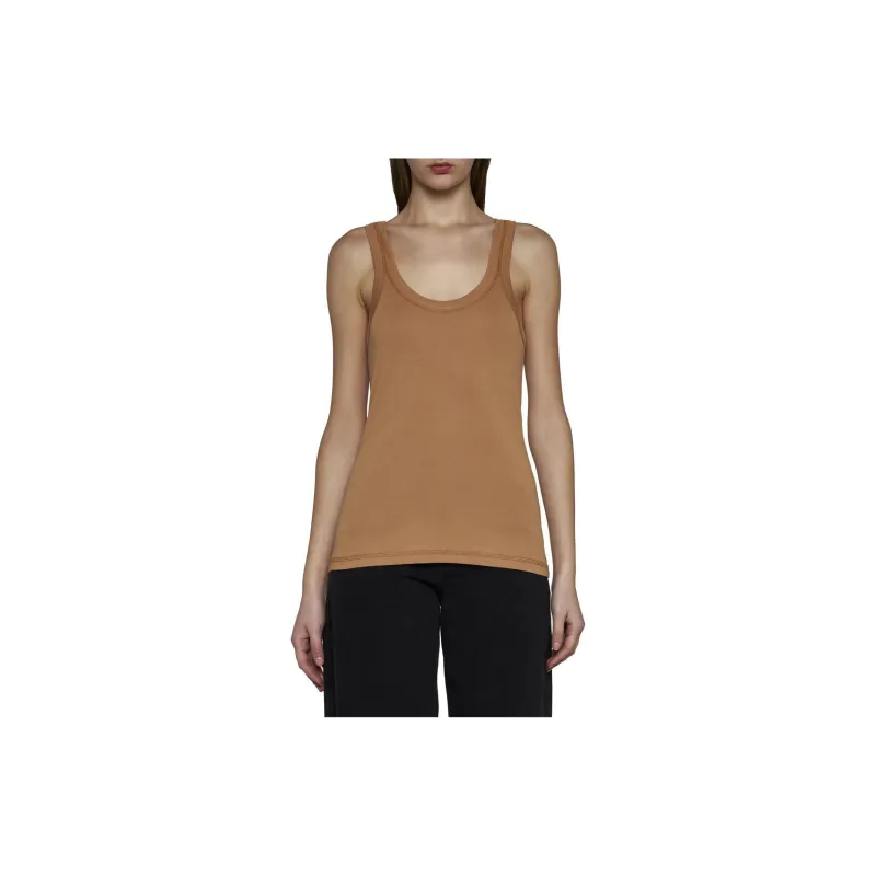 Lemaire Sleeveless Ribbed Knit Tank Top-1