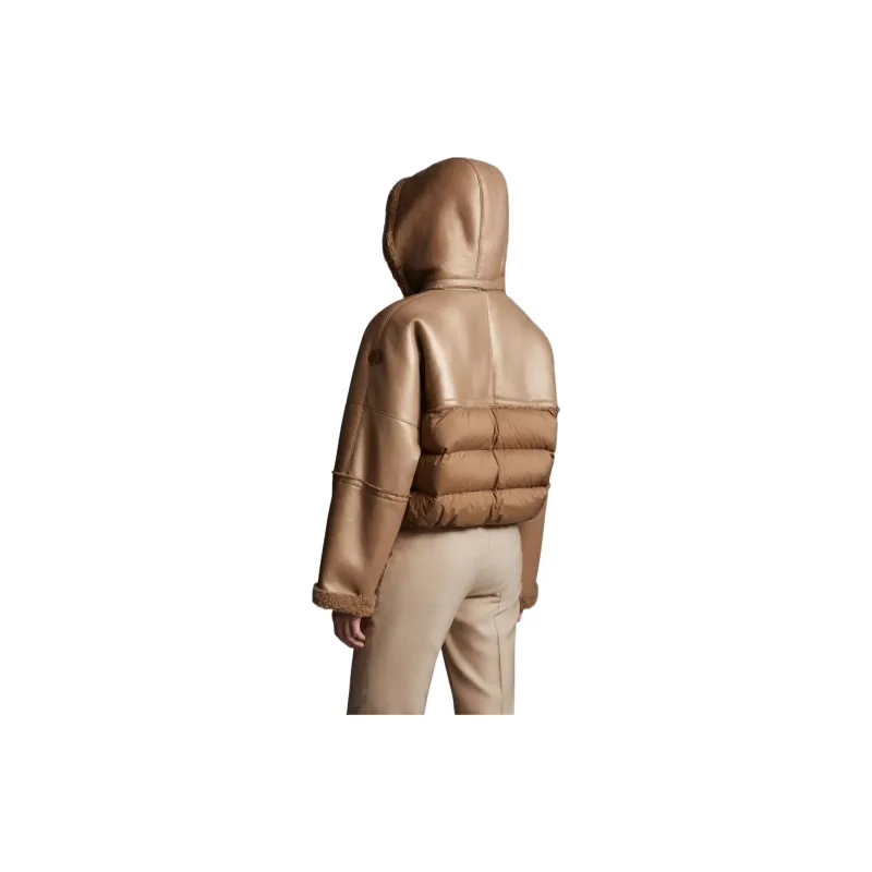 Moncler SS22 Down Jacket Women's Brown-3
