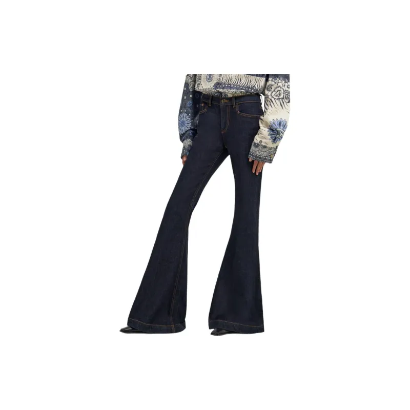 Roberto Cavalli Logo patch Flared Jeans-1