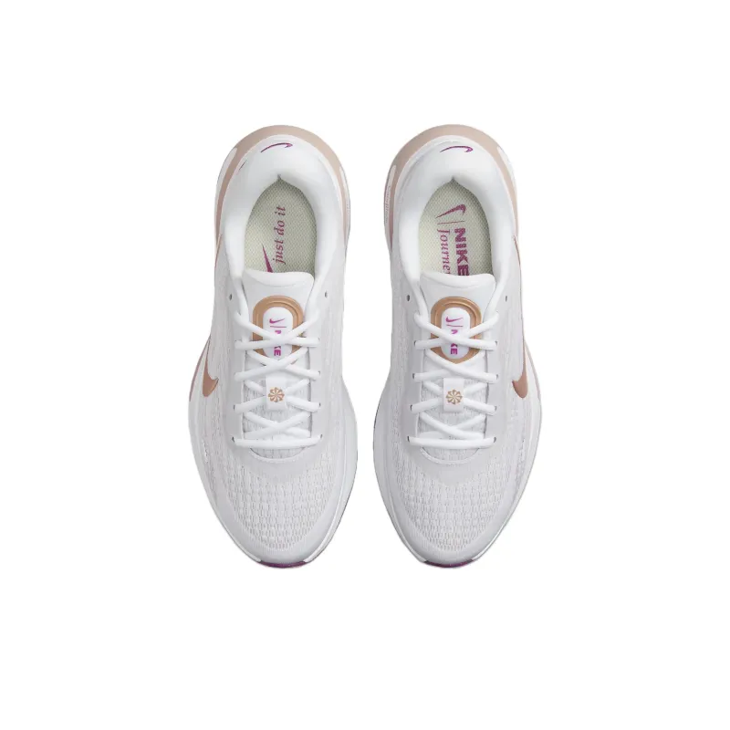 Nike Journey Run Slip Resistant Low Top Casual Running Shoes Women's White-2