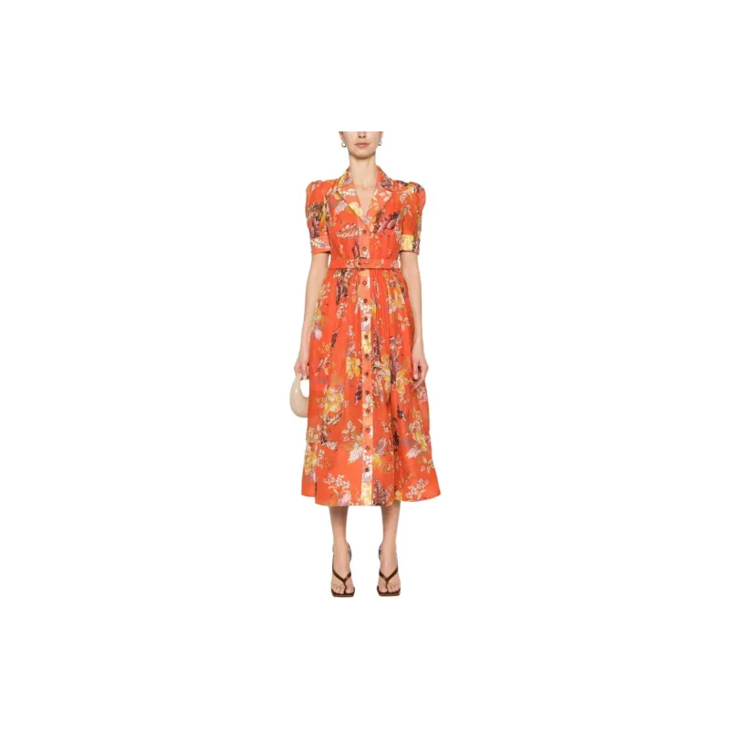 Zimmermann Matchmaker Midi Shirt Dress-2