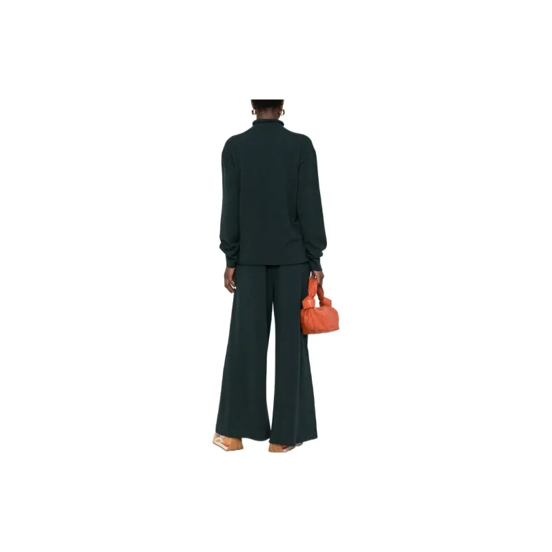 JIL SANDER Drawstring waist Cashmere Trousers-2