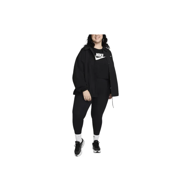 Nike Sportswear Essential Women's Oversized Uv Woven Coaches' Jacket Plus Size-2